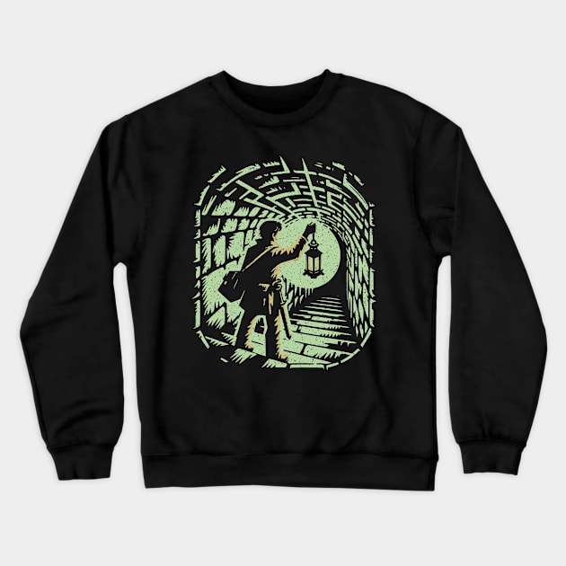 The Dungeon Entrance Crewneck Sweatshirt by JSnipe